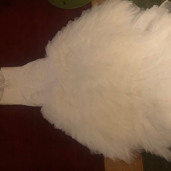 Galina Signature braided woven sculpted bodice mermaid wedding gown - Picture 7 of 8